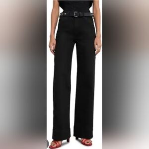 & Other Stores Jeans High Waist Flare Black for Women's Size EUR 38